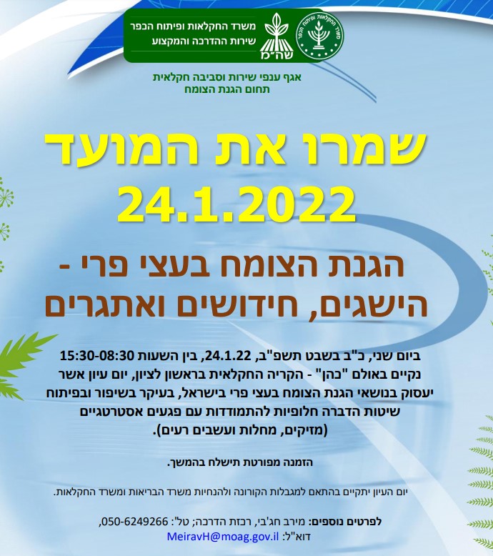 הגנת הצומח בעצי פרי