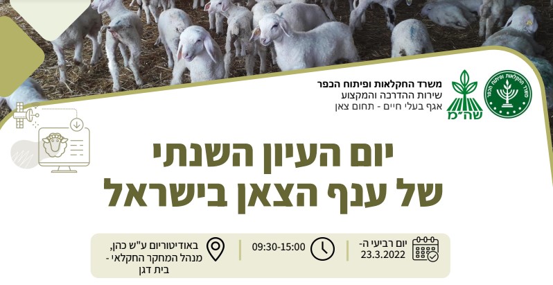 יום העיון השנתי של ענף הצאן בישראל